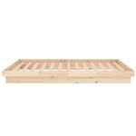vidaXL Cadre de lit Bois massif 90x200 cm