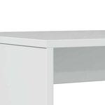 vidaXL Ensemble table à manger et bancs 3 Pièces bois d'ingénierie