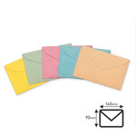 Lot de 500 Enveloppes ELECTIONS 90x140 mm - vert 80 g