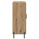 vidaXL Buffet Chêne artisanal 69 5 x 34 x 90 cm Bois d'ingénierie