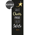 Sac cadeau bouteille santé! En toutes langues - draeger paris