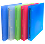 Classeur 4 anneaux 30 mm polypropylène Chromaline - A4 maxi  couleur aléatoire x 10 EXACOMPTA