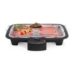 Tristar barbecue électrique de table bq-2813 38 x 22 cm 2000 w noir