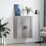 vidaXL Armoire murale sonoma gris 69 5x34x90 cm bois d'ingénierie