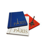 Classeur Perfecta Souvenir de Paris pour timbres-poste. Couleur - Bleu