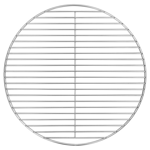 vidaXL Grille BBQ Argent Ø43 cm en Acier Inoxydable