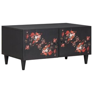 vidaXL Table basse Multicolore 80 x 50 x 40 cm Bois de mangue massif