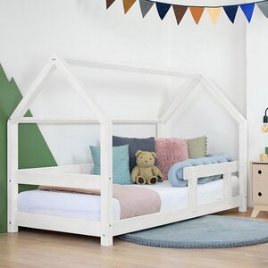 Lit cabane enfant TERY 120 x 190 Blanc