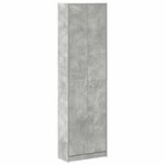 vidaXL Armoire Gris béton 55 x 25 x 189 cm Bois d'ingénierie