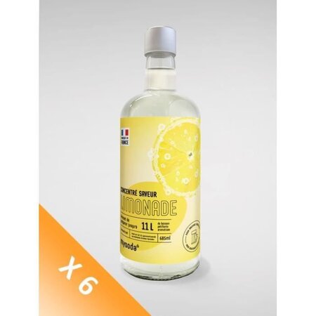 MYSODA - Lot de 6 Concentrés saveur Limonade 685ml