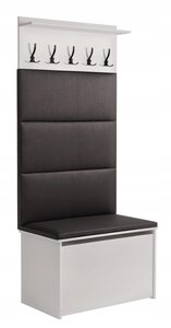 Porte-manteau Andy noir coffre et siège