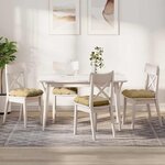 vidaXL Coussins de siège 4 Pièces Vert gris 45 x 45 cm