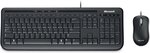 Pack clavier - souris microsoft wired desktop 600 (noir)