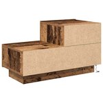 vidaXL Table de chevet Bois Ancien 70 x 36 x 40.5 cm Bois d'ingénierie