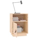 vidaXL Tables de chevet 2 Pièces 40x34x55 cm Bois de pin massif