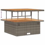 vidaXL Ensemble de canapé de jardin 13 Pièces Gris polyrotin