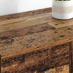 vidaXL Buffets avec tiroir Corona 2 Pièces Bois Ancien 59 x 39 x 80 cm