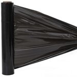 vidaXL Film étirable 2 Pièces noir 30 μm 50 cm x 150 m