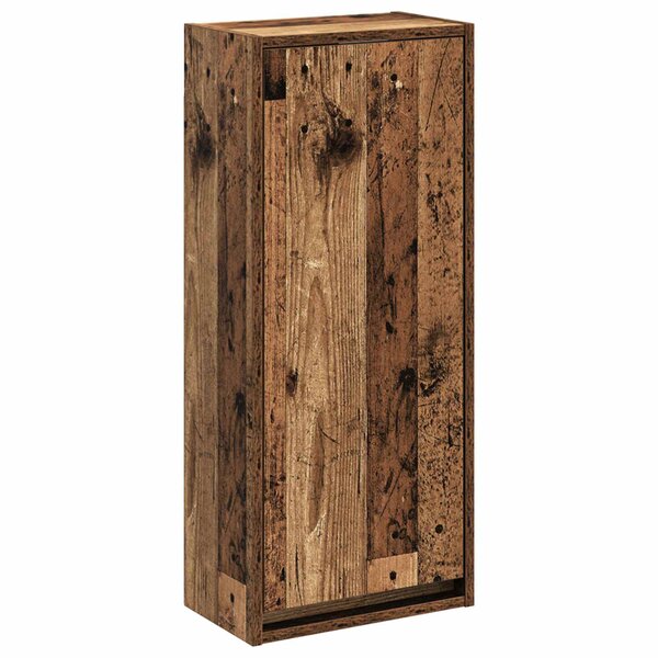 vidaXL Meuble de lavabo mural Bois ancien 35 x 20 x 81 cm