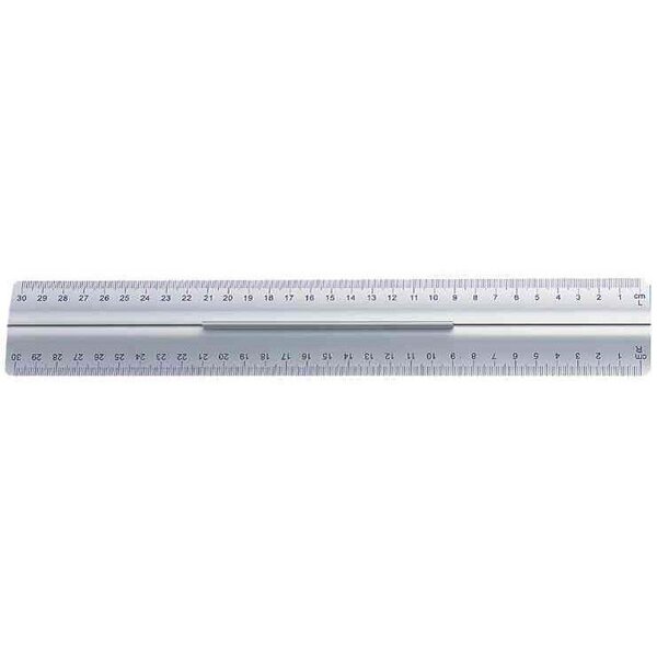 Règle plate Aluminium avec poignée 300 mm WEDO