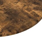 vidaXL Plateau de table Chêne fumé 60 x 60 x 1.5 cm Bois d'ingénierie