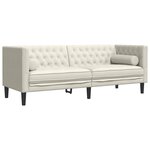 vidaXL Ensemble de canapé Chesterfield et traversins 2Pièces velours
