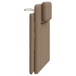 vidaXL Coussin de tête de lit Viana cappuccino 90 cm similicuir