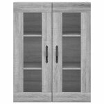 vidaXL Armoire murale sonoma gris 69 5x34x90 cm bois d'ingénierie