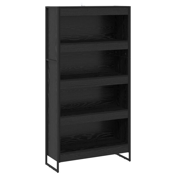 vidaXL Bibliothèque 2 Pièces Chêne noir 80 x 30 x 155 cm