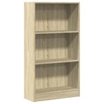 vidaXL Bibliothèque chêne sonoma 60x24x109 cm bois d'ingénierie