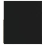 vidaXL Tables de chevet 2 Pièces avec LED Noir 60x35x40 cm