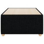 vidaXL Cadre de lit Noir 80x200 cm Tissu