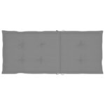 vidaXL Chaises inclinables de jardin et coussins lot de 8 Teck solide