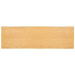 vidaXL Table console 83x30x73 cm Bois de chêne massif