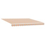 vidaXL Store Rétractable Automatique Rayé Multicolore 400x300 cm