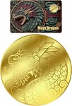 Monnaie MAYA DRAGON 1/200 Oz Or 30$ Liberia 2026