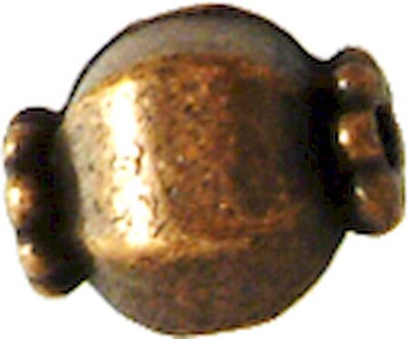 Perle métal ronde Ø 1 cm Cuivré