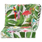 vidaXL Coussin de canapé d'extérieur 3 Pièces coloré Polyester