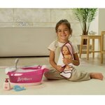 Smoby baignoire de bébé-poupée 2 en 1 avec accessoires