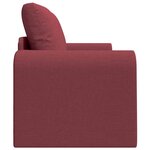 vidaXL Canapé-Lit 60cm Bordeaux tissu
