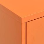 vidaXL Armoire de rangement Orange 80x35x101 5 cm Acier