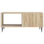 vidaXL Table basse Chêne Sonoma 90 x 50 x 40 cm Bois d'ingénierie