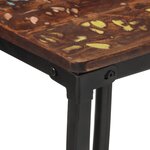 vidaXL Chaises de bar lot de 4 bois de récupération massif