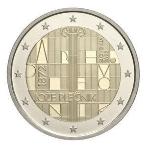 2 euros commémorative Slovénie 2022 - Jo e Ple nik.