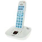 Logicom Confort 155T Téléphone Sans Fil Répondeur Blanc Senior