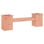 vidaXL Banc avec jardinières 184 5x39 5x56 5cm bois massif de douglas