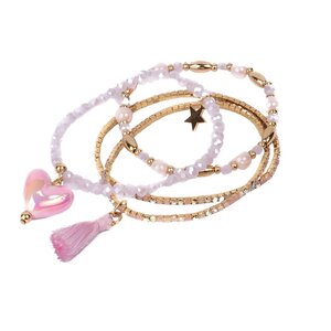 Bracelet Boutique "Luminescent Love"  4 Pièces