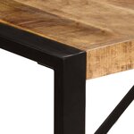 vidaXL Table de salle à manger 220x100x75 cm Bois de manguier solide