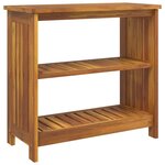 vidaXL Armoire de jardin Marron 75 x 35 x 70cm Bois d'Acacia Massif