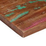 vidaXL Dessus de table 90x80x2 5 cm rectangulaire bois massif récupéré